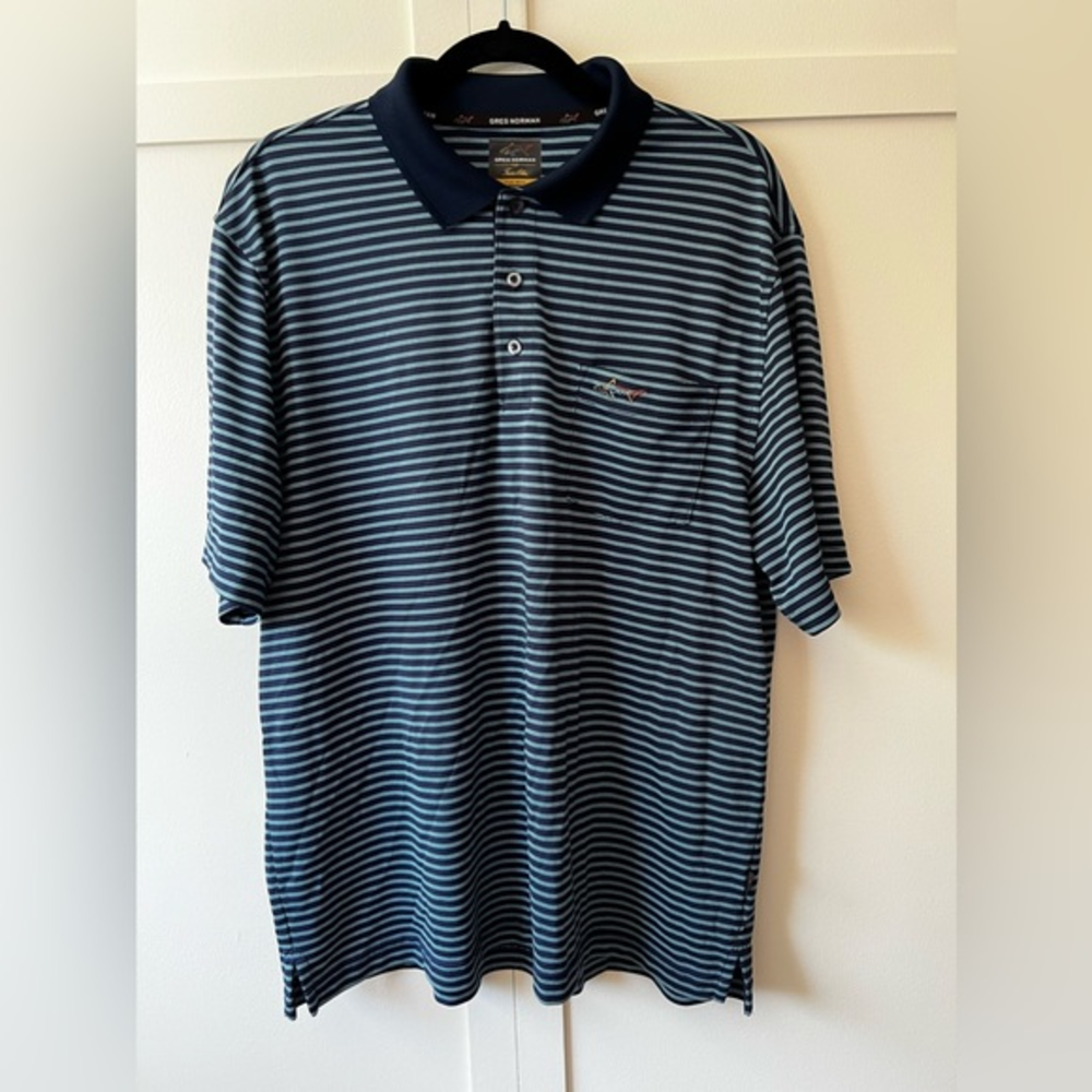 Greg Norman for Tasso Elba‎ NWOT Play Dry, Polo/Golf Shirt-Size L